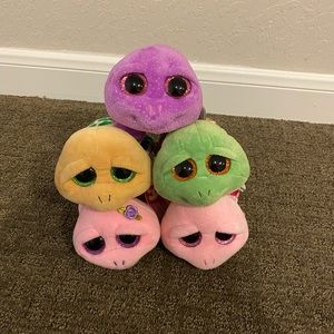 Bundle of 5 Small Turtle Beanie Boos🐢